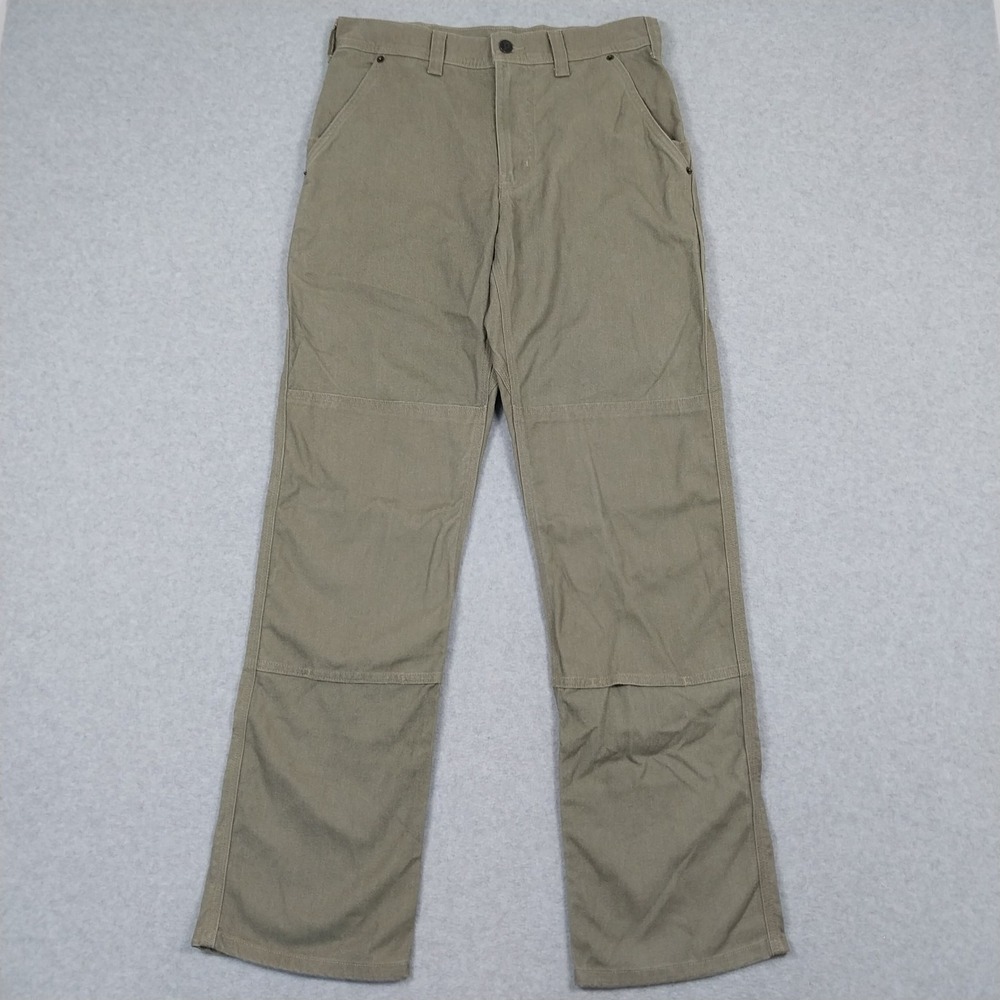 Patagonia Pants Mens 29x32 Green Iron Forge Double Knee Canvas Carpenter
